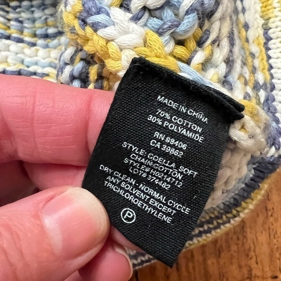 Theory Chunky Boxy Cotton Blend Crewneck Pullover / Medium - Picture 3 of 10